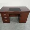 Office Desk: 1400mm Executive  Office Mahogany Desk thumb 4