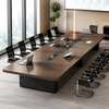 3M Storage-Enabled Natural Wood Conference Table thumb 4