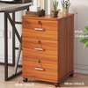 3‑Drawer Wooden Pedestal thumb 1