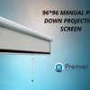 96*96 Electric Wall-Mount Projector Screen thumb 0