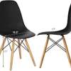 Pitch Black 4-Legged Eames Chair thumb 3