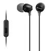 Sony MDREX15AP In-ear Earbud Earphones With Mic, Black thumb 1