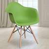 Dining Chair: Modern Bistro Plastic Dining Armchair thumb 4