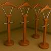 Hangers;  Freestanding Office Coat Hanger Stand thumb 0