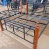 Metal frame wooden posts Beds thumb 0