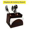KVG wooden Napkin and cutlery stand thumb 1