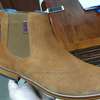 Brown Suede Upper - Brown Sole - Polo Chelsea Boots - Men Shoes thumb 1