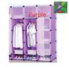 THREE COLUMN PORTABLE PLASTIC WARDROBE thumb 1