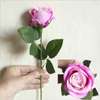 1/ 5/ 10 Pieces Artificial Silk Rose Flowers Long Branch thumb 1