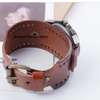 Mens Brown Leather watch and belt combo thumb 1