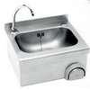 Knee operated wall mounted hands washing basin thumb 2