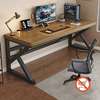 Modern Wooden Top Metallic Office Desk thumb 6