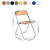 Modern Foldable Armless Dining Chair thumb 8