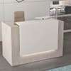 Reception Desks:1.4m Wooden Reception Desk In Tabaka thumb 1