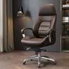 Office Chair : Pure Leather Luxury Ergonomic Boss Chair thumb 11
