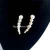 Womens Long Pearl Earrings thumb 2