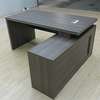 Office Desk; 180cm Gray Modern Executive Office Desk thumb 0