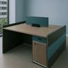 Office Desk: Two-Way Modern Workstation thumb 2