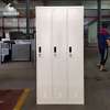 Sleek Steel Clothing Locker – 3-Door Modern Design thumb 4