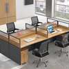 Office Workstation : Modern 4-Way Office Workstation thumb 5