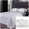 Excecutive white stripped cotton bedsheets thumb 0