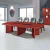 Mahogany 2.4m Curved Edge Conference Office Table thumb 10