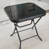 Black Metal Folding Glass Dinning Table thumb 2