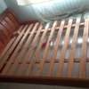 mahogany bed, size 5*6,  best design, strong and durable. thumb 0