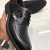 SOS Black Mens Oxford Official Premium Leather Laced up shoe thumb 0