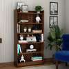 Wooden 5 Tier Rectangular Bookshelf thumb 1