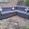 Corner grey 6seater sofa set on sale thumb 2