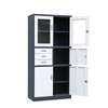 Steel Office Storage Locker – 3 Drawers, Glass Doors thumb 5