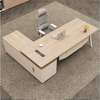 Office Desk: 1.6m Brown Executive Office Expansive Top Desk thumb 2