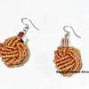 Womens Sisal Kiondo with beaded earrings thumb 1