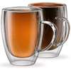 *Double Walled Insulated Glass Coffee Mugs thumb 1