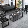 Office sofa: Modern Leather Reception Sofa thumb 5