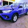 Toyota Hilux double cabin blue 2018 Diesel thumb 1