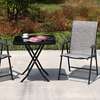 Outdoor Folding Dining Table and Chair Set thumb 1