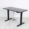 Adjustable tabel: 140cm black electric adjustable table thumb 0