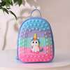 Unicorn Pop School Backpack for Girls Pop Bubbles Toy thumb 1
