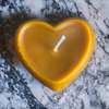 Love Heart Pure Beeswax Candle thumb 1