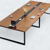 Office Table : Professional Imported Conference Table – 2.4M thumb 6