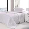 High quality white binded cotton duvets thumb 0