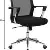 Mesh Desk Chair; Mid-back, Swivel, Star Base, Plastic Arms thumb 1
