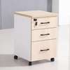 Bedside 3 Drawer Wooden Mobile Cabinet thumb 0