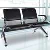 Black PU Padded Reception Bench thumb 0