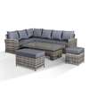 Outdoor Rattan L-Shaped Sofa for Patio and Garden Comfort thumb 3