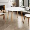 Dining Table; Round Eames Dining Table in Marani thumb 2