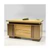 Office Desk: 1400mm Executive Golden Easy Clean Desk thumb 1