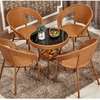 Stylish Rattan Outdoor Set –4 Chairs And 1 Tea Table thumb 0